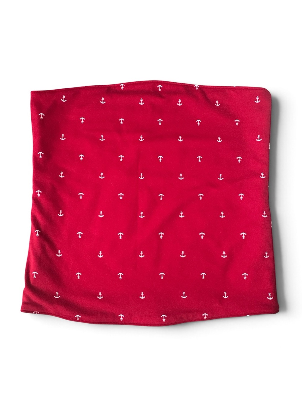 Women’s Red Anchor Print Tube Top